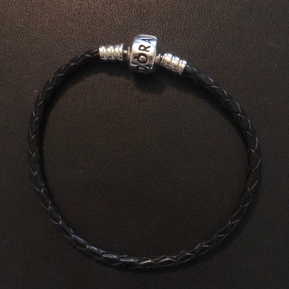 Pandora Black Leather Bracelet
